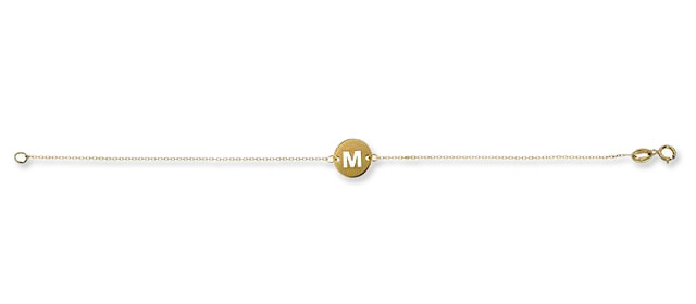 Pulsera Open chapa 10mm con cadena