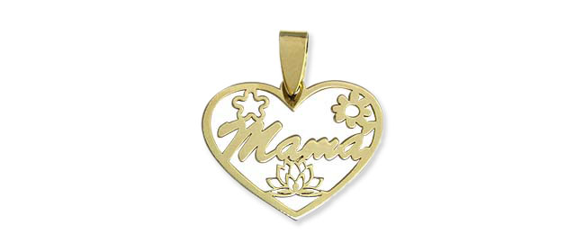 Colgante Love calado para mamá o nombre