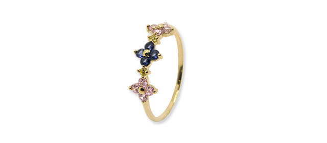  Anillo Tres Orlas Dalia